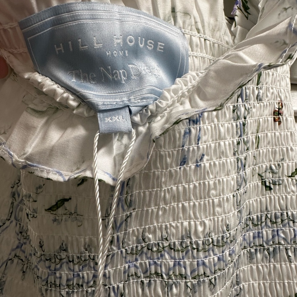 Hill House Home Ellie Nap Dress XXL Floral Patchwork White NWT - Picture 7 of 7